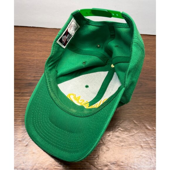 Vintage Classics Green Baseball Cap With Adjustable Strap Otto Gold Embroidery - Picture 2 of 8
